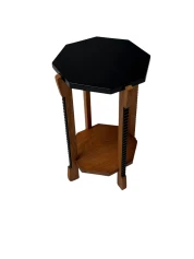 Art Deco Amsterdamse School Octagonal Pedestal Table, 1920s